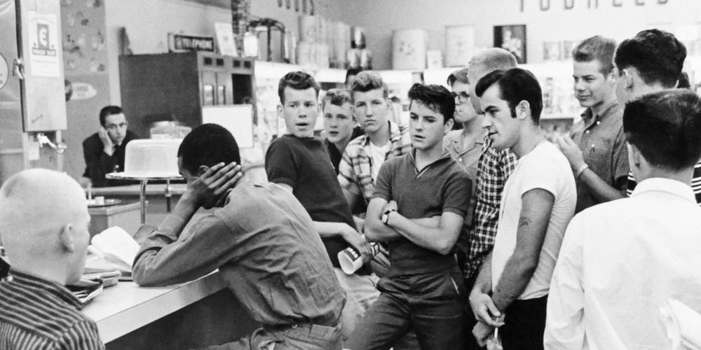 black dans un bar annees 1950 photo public library washington