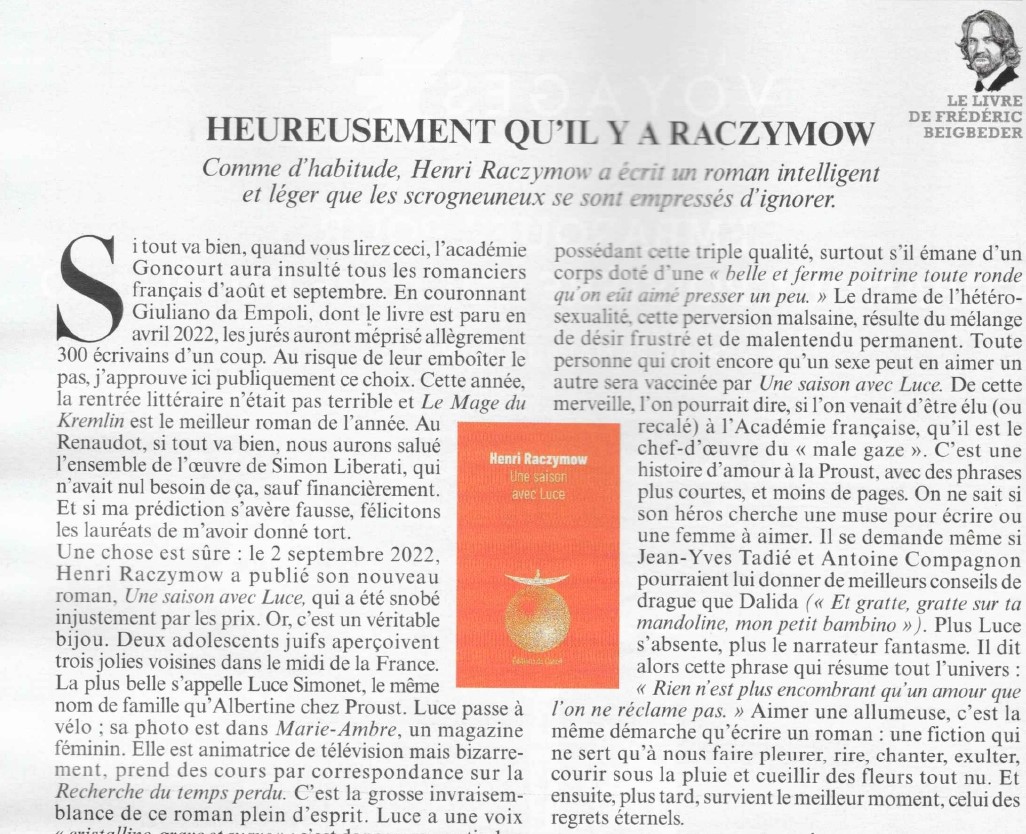 article beigbeder 