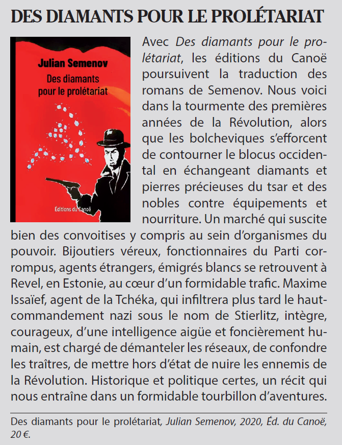 DES DIAMANTS POUR LE PROLETARIAT